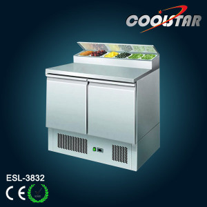 Saladette Mega Top-Refrigerator with ETL Certification