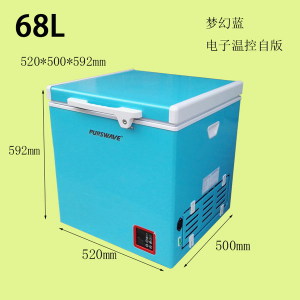 Purswave Bd/Bc-68 68L Vehicle DC Portable Refrigerator by Compressor for Camping 12V24V220V110V-20de